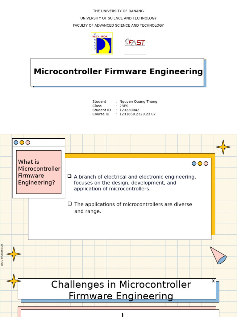 Microcontroller Firmware Engineering Guide | PDF