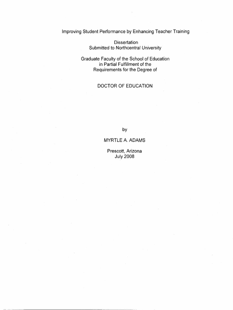 Improving Student Performance by Enhancing Teacher Training | PDF ...