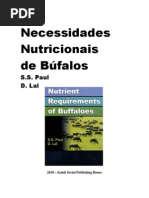 REQUERIMIENTOS DE BÚFALOS