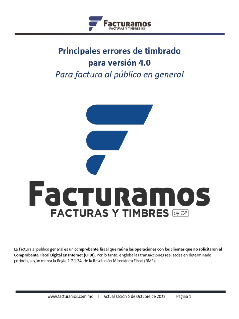 Errores Comunes en Facturación 616 | PDF | Factura | Informática