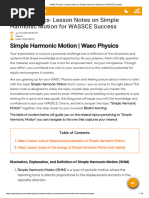 Physics Scheme of Work For Ss1 First Term, Second Term and Third Term ...