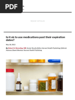 Medication Expiration and Storage Guidelines | PDF | Pharmacology | Drugs