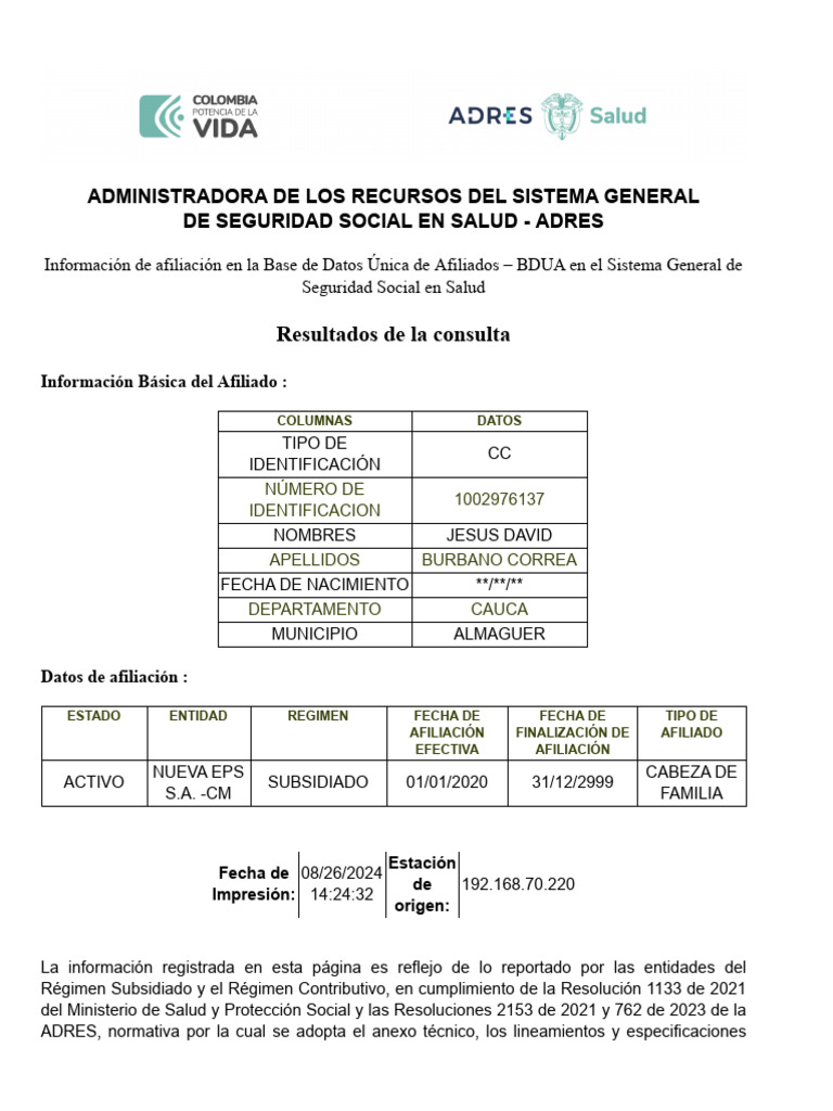 Adrees David Correa | PDF