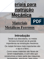 Materiais para Construção Mecânica