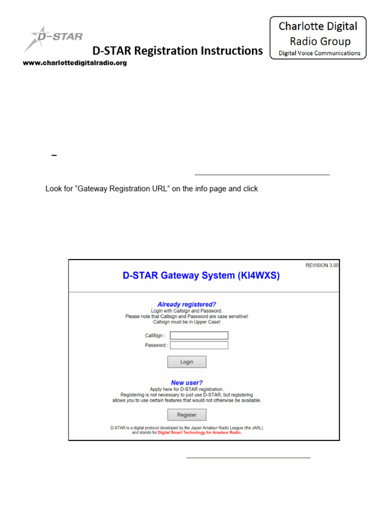 D-STAR Registration Guide | PDF | Computer Science | Digital Technology