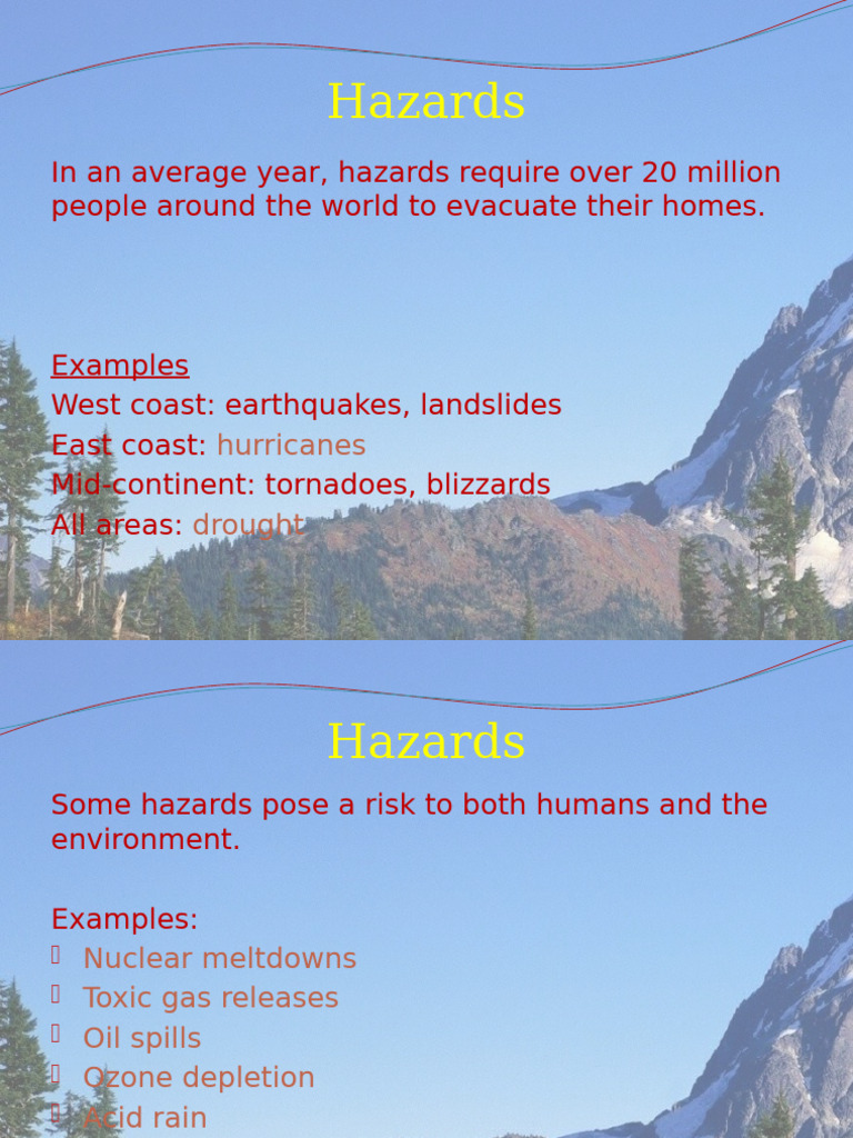 Understanding Natural Hazards and Risks | PDF | Plate Tectonics ...