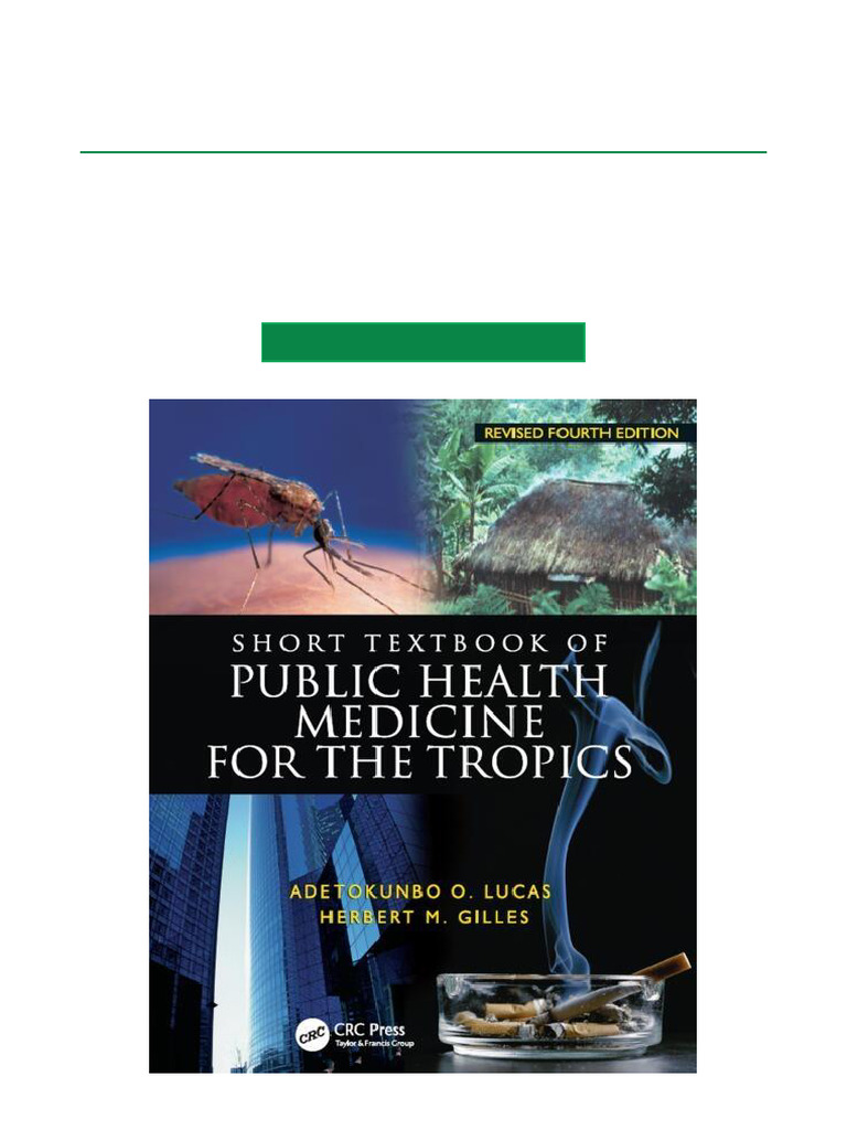 Public Health Medicine in the Tropics | PDF | Public Health ...