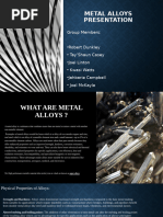 Properties and Applications of Alloys | PDF | Alloy | Steel