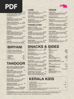 UYARE Lunch Menu Highlights | PDF | Chutney | Curry