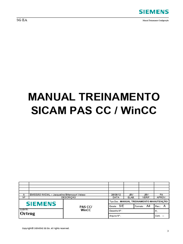 Manual de Configuração SICAM PAS CC | PDF | Rede de computadores ...