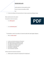 Approach To Thyroid Diseases