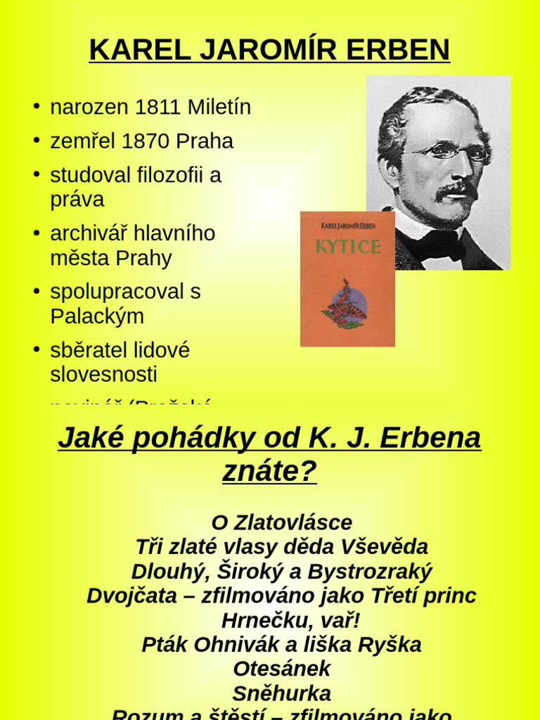 Karel Jaromír Erben | PDF