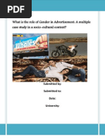 Download Effect of Culture on Gendered Advertisements Dissertation by Jehanzeb Khan SN85999737 doc pdf