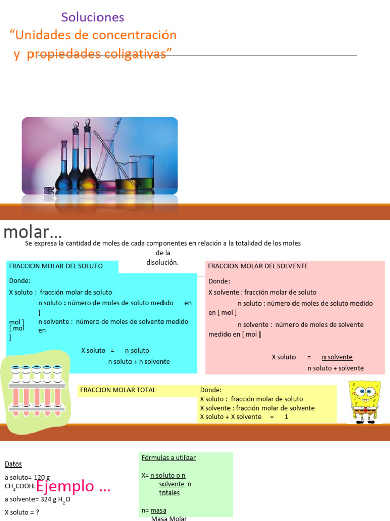 Propiedades Coligativas 2 | PDF | Concentración | Sustancias químicas