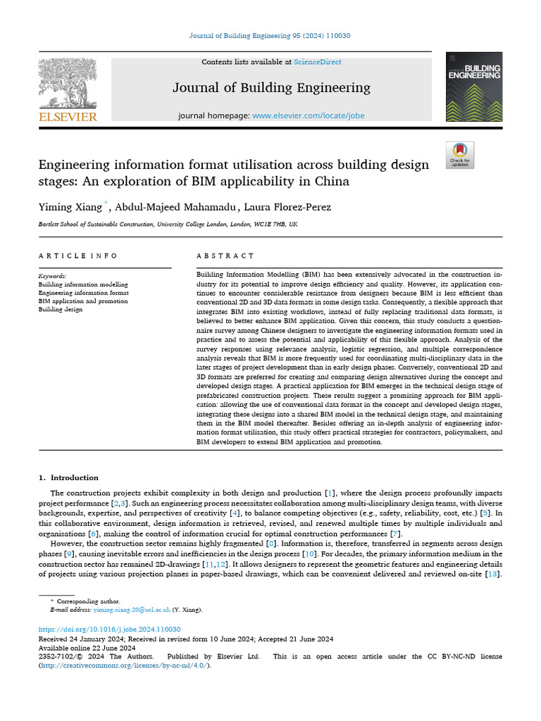 BIM Utilization in China's Building Design | PDF | Building Information ...