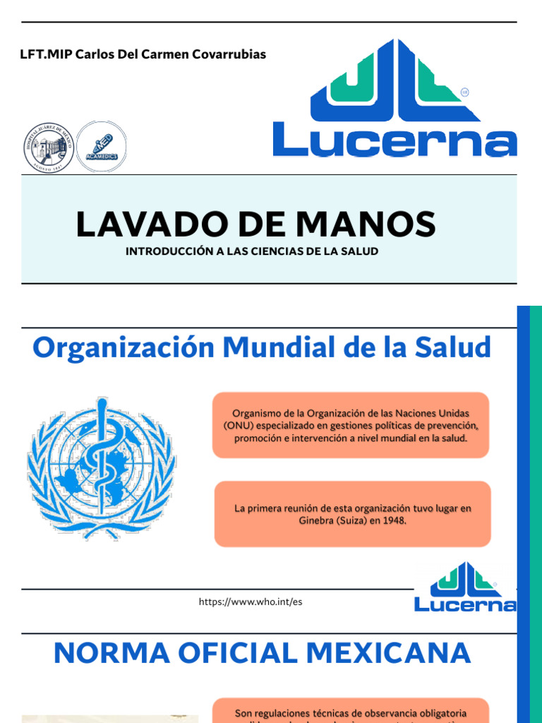 Importancia del Lavado de Manos en Salud | PDF | Lavado de manos ...