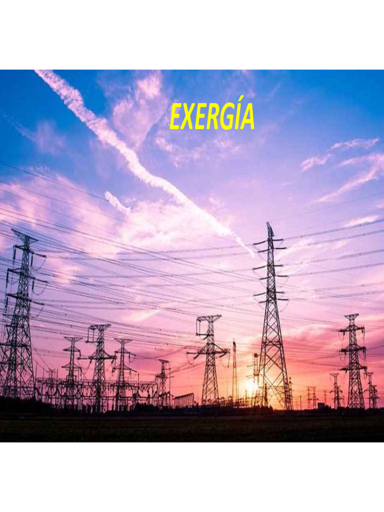 Exergia | PDF | Ejercicio | Física Aplicada e Interdisciplinaria