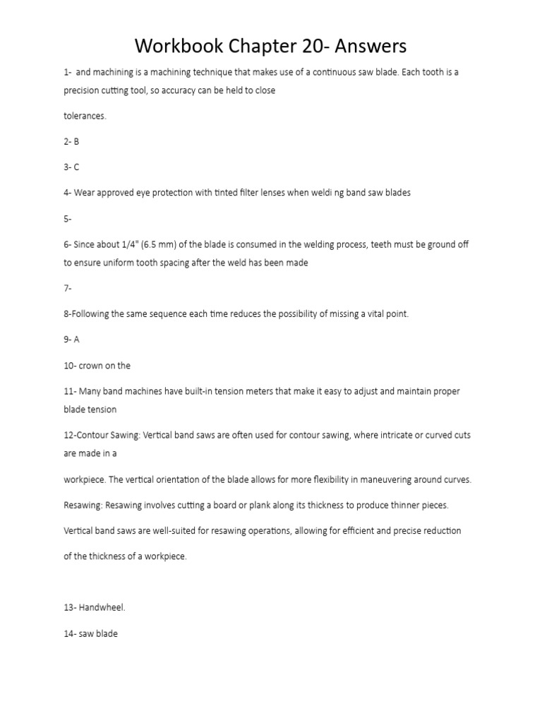 Chapter 20 Workbook | PDF