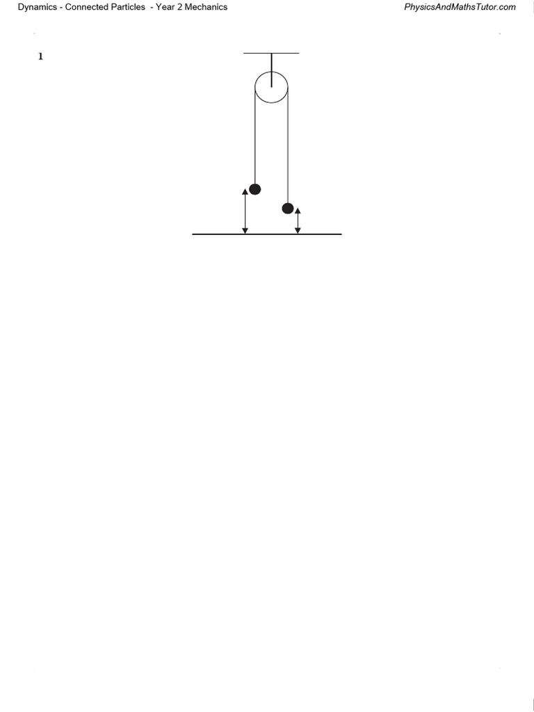 Dynamics of Connected Particles | PDF | Classical Mechanics | Equations ...