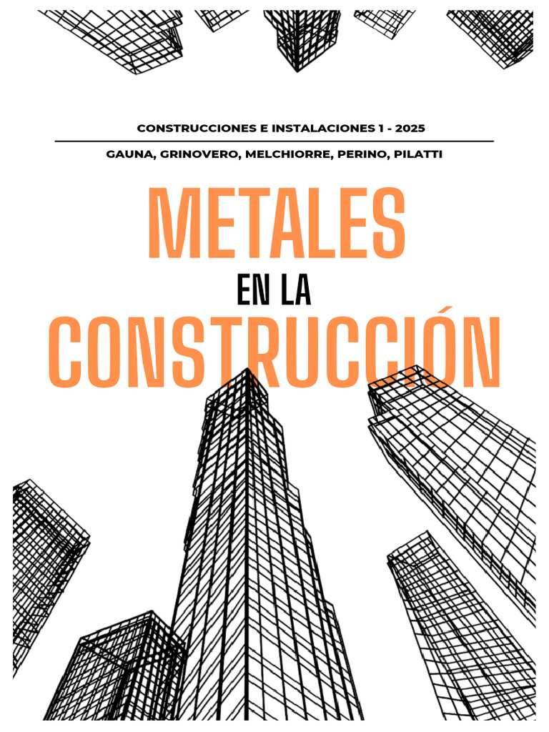 Construcción Metales: en La | PDF | Hierro | Acero