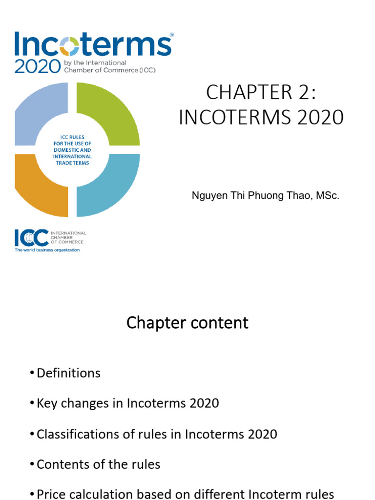 Understanding Incoterms 2020 Rules | PDF | Supply Chain Management ...