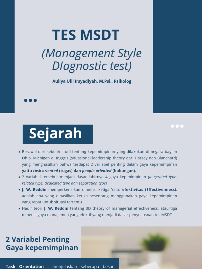 Panduan Skoring Tes MSDT | PDF