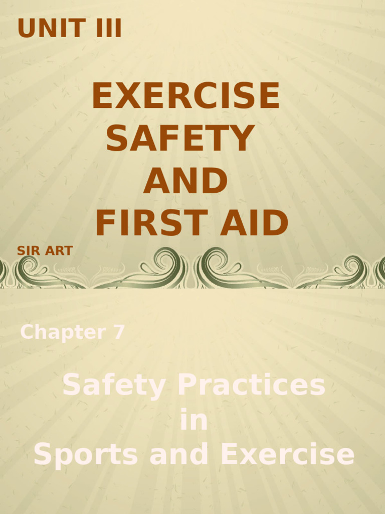 Sports Injury Prevention and First Aid | PDF | Diseases And Disorders ...