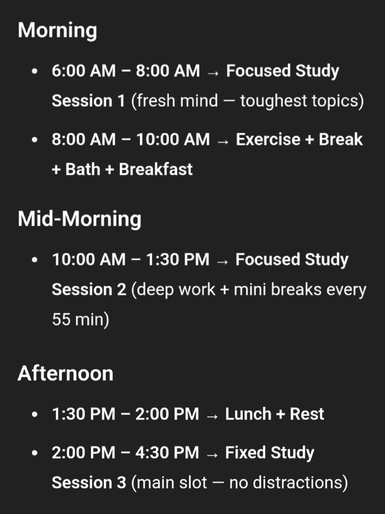 Timetable | PDF