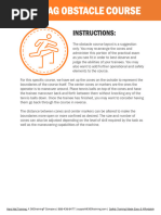 Forklift Obstacle Course Layout Guide | PDF