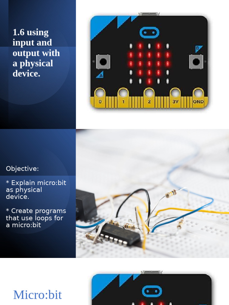1.6 Using Input and Output With A Physical Device | PDF | Bit ...