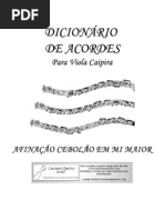 dicionario de acordes