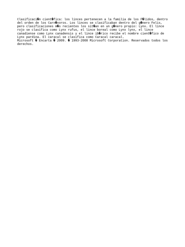 Linces | PDF