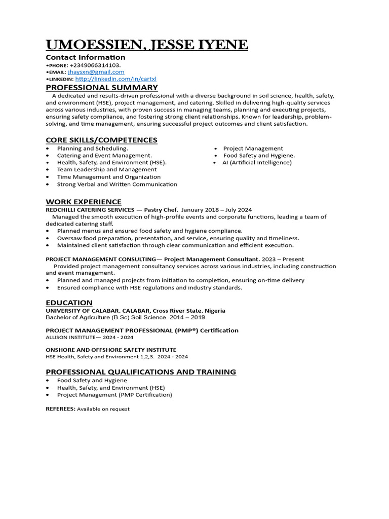 CV Re Editted | PDF