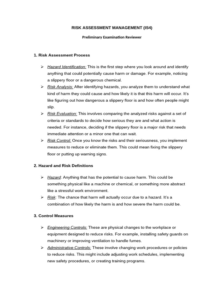 Understanding PTR in Risk Assessment | PDF | Risk | Personal Protective ...