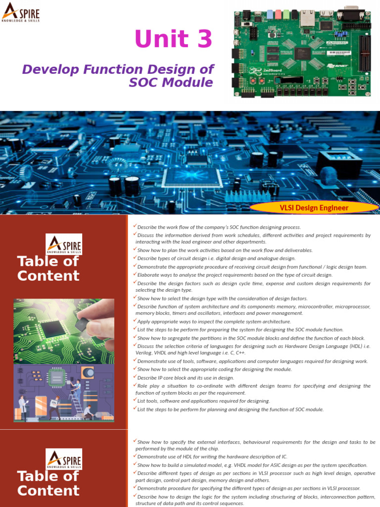 SOC Module Function Design Workflow | PDF | Hardware Description ...