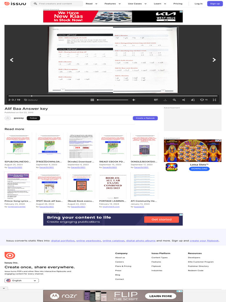 Alif Baa Answer Key by Goaway Issuu 3 PDF Multimedia