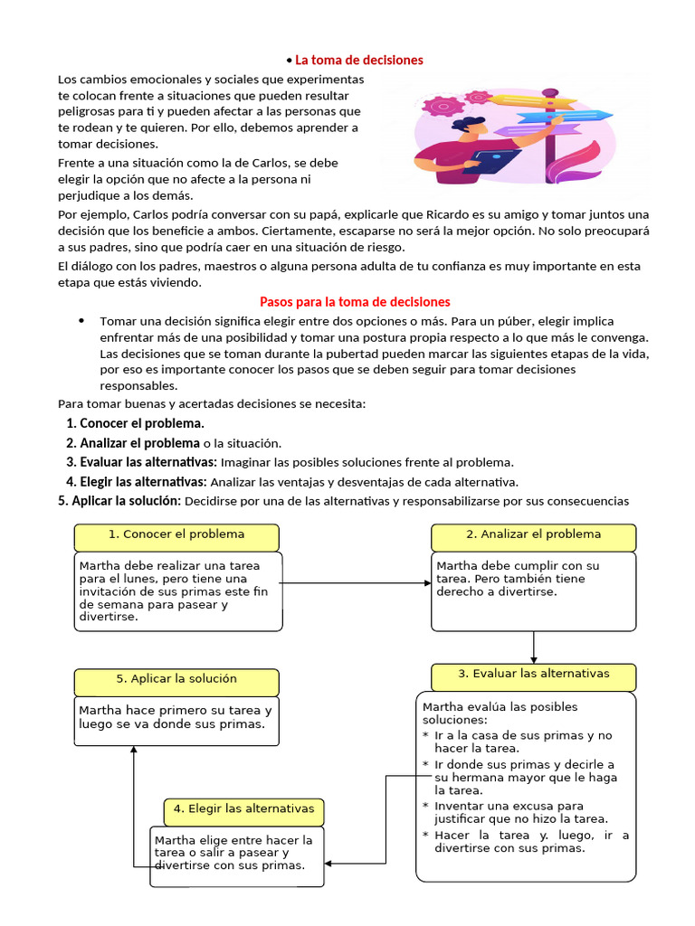 Pasos para una Toma de Decisiones Efectiva | PDF | Toma de decisiones