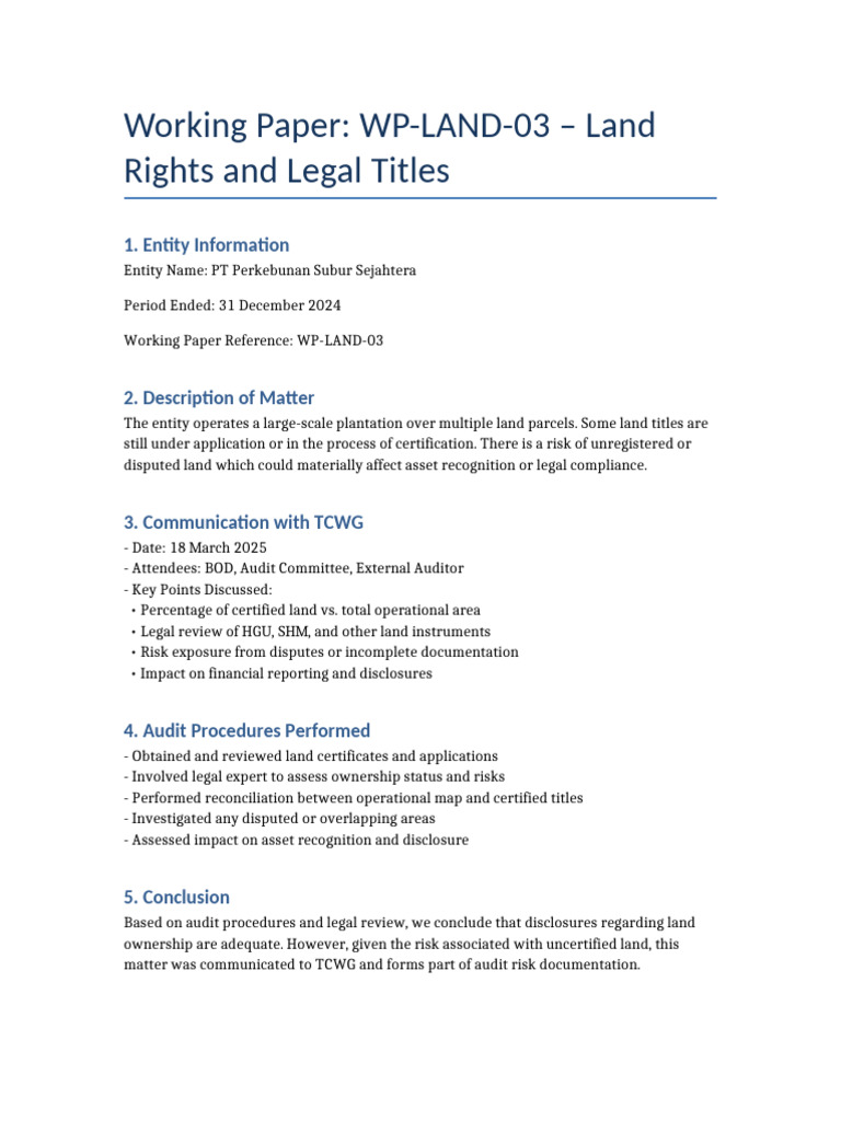 WP LAND 03 LandRights | PDF