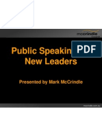 McCrindle Research Public Speaking Skills