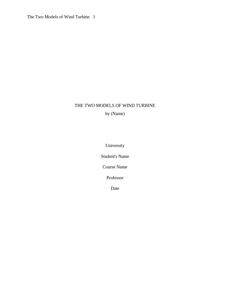 Comparing HAWT and VAWT Performance | PDF | Wind Turbine