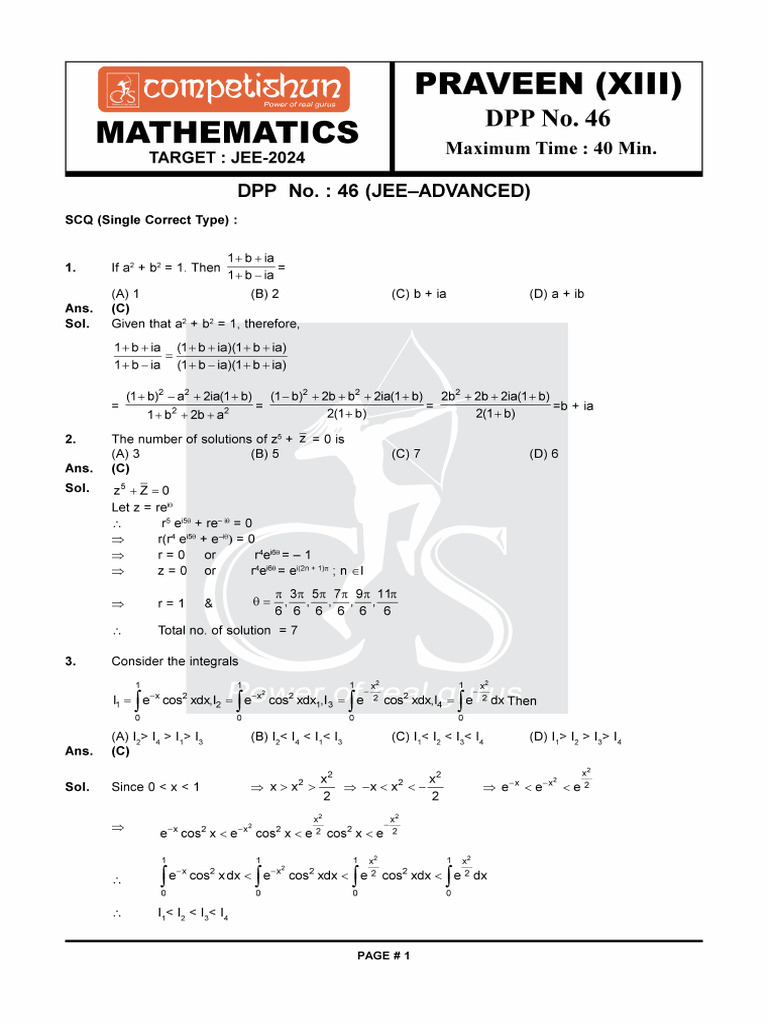 DPP-46 Text Solution 20230717102548 | PDF