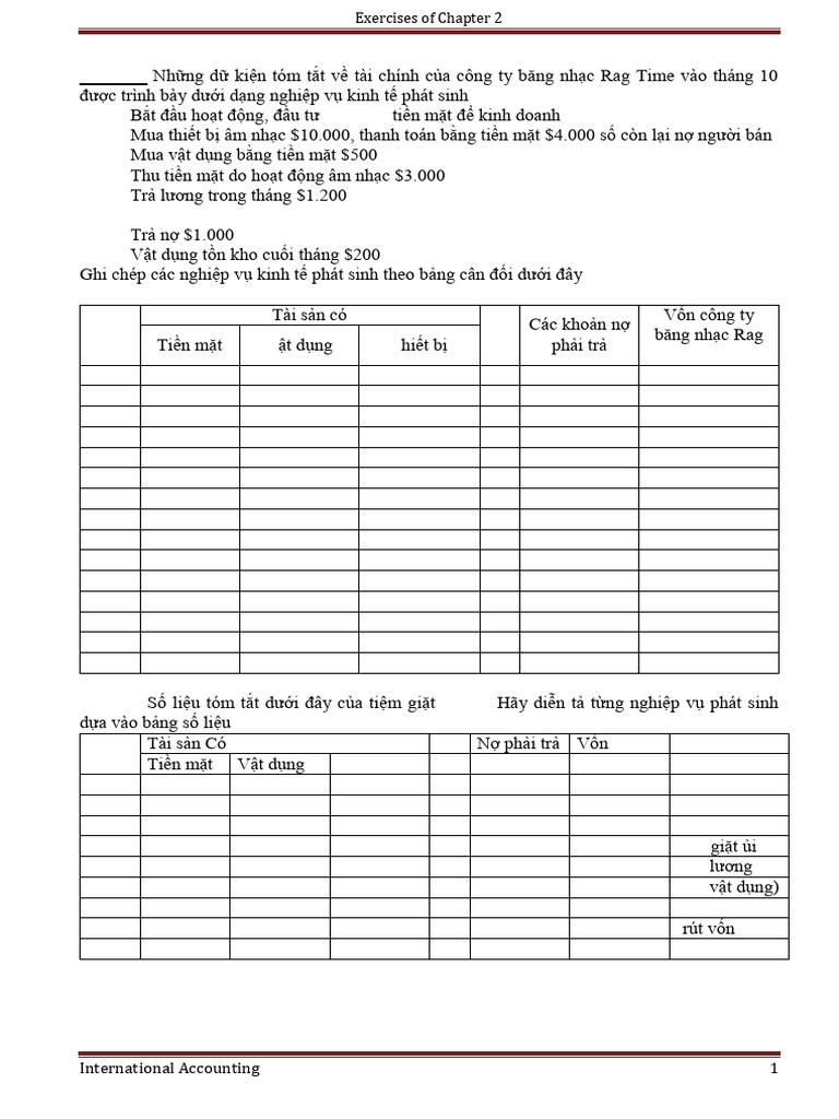 BAI TAP | PDF