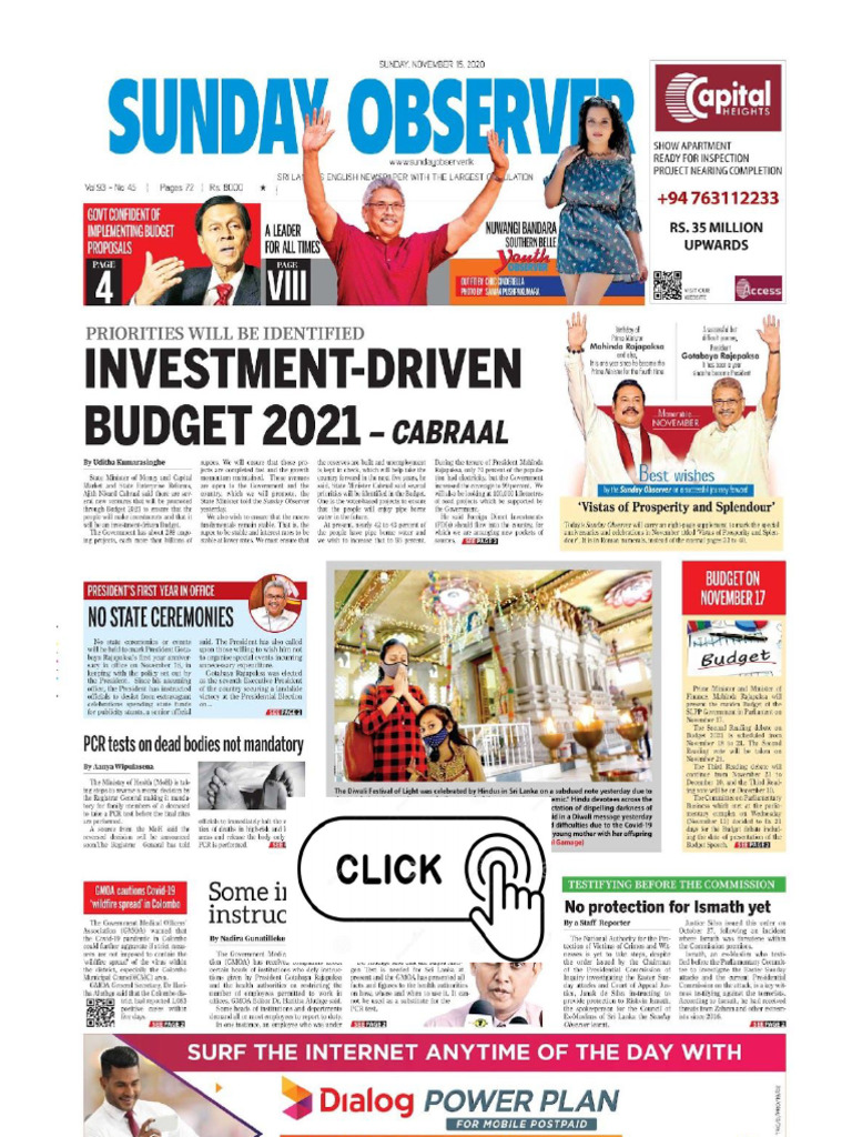 Sunday Obsever e Paper 15.11 | PDF