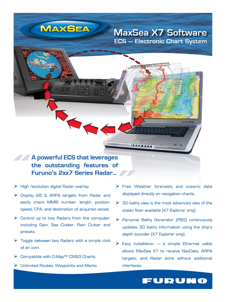 MaxSea X7 Software Overview | PDF | Windows Xp | Microsoft Windows