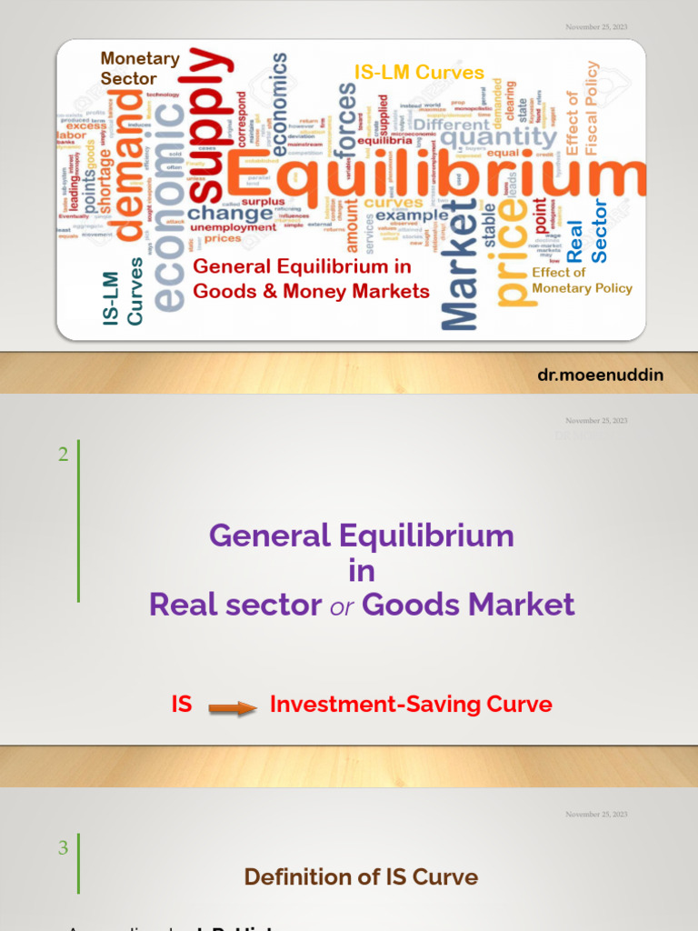 General Equilibrium in IS-LM Model | PDF | Fiscal Policy | Trade