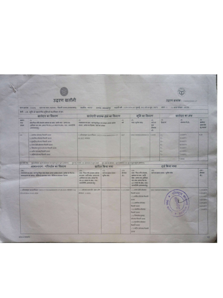 Sarvesh Bhulekh | PDF