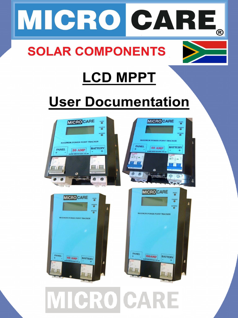 Microcare MPPTManual | PDF | Amplifier | Voltage
