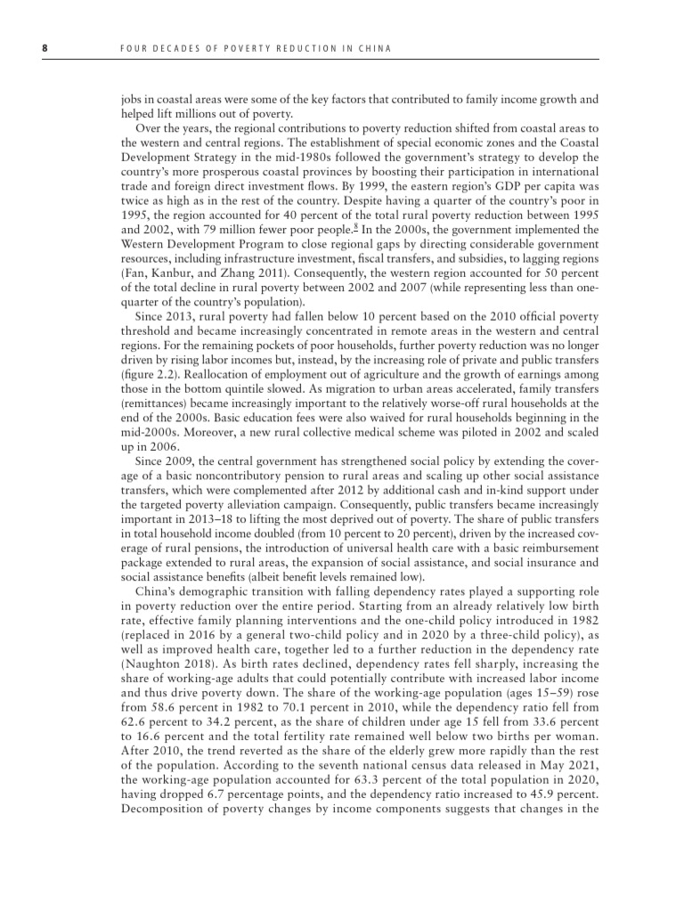 China's Rural Poverty Reduction Journey | PDF | Poverty | Poverty ...