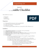 BIOS Checklist