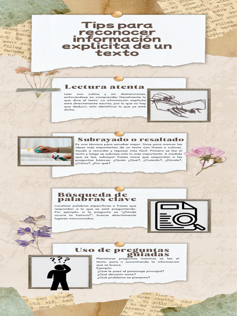 Tips para Reconocer Información Explicita de Un Texto | PDF